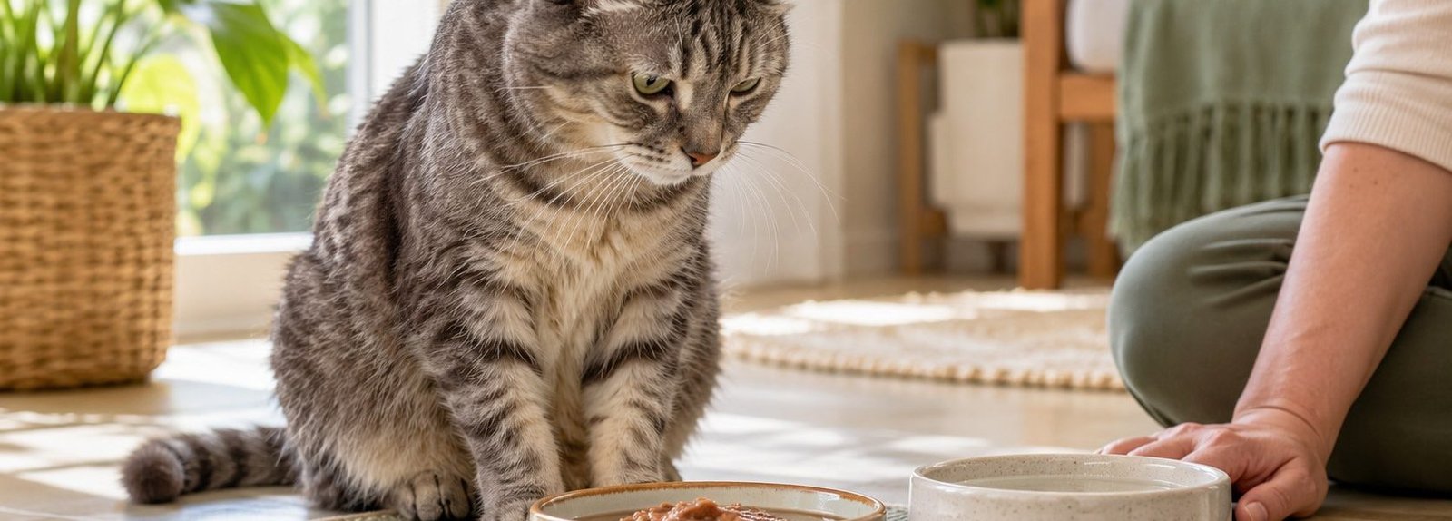 gato renal não quer comer