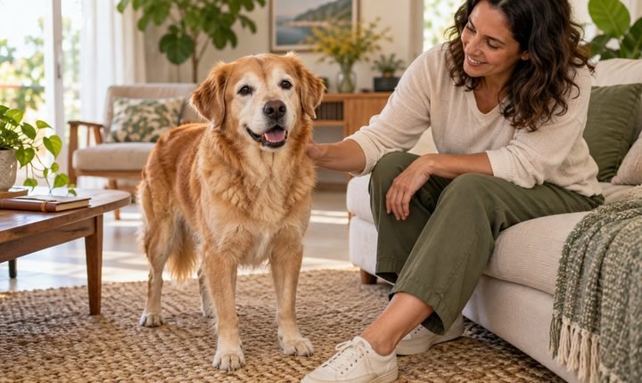 cuidados com cachorro idoso