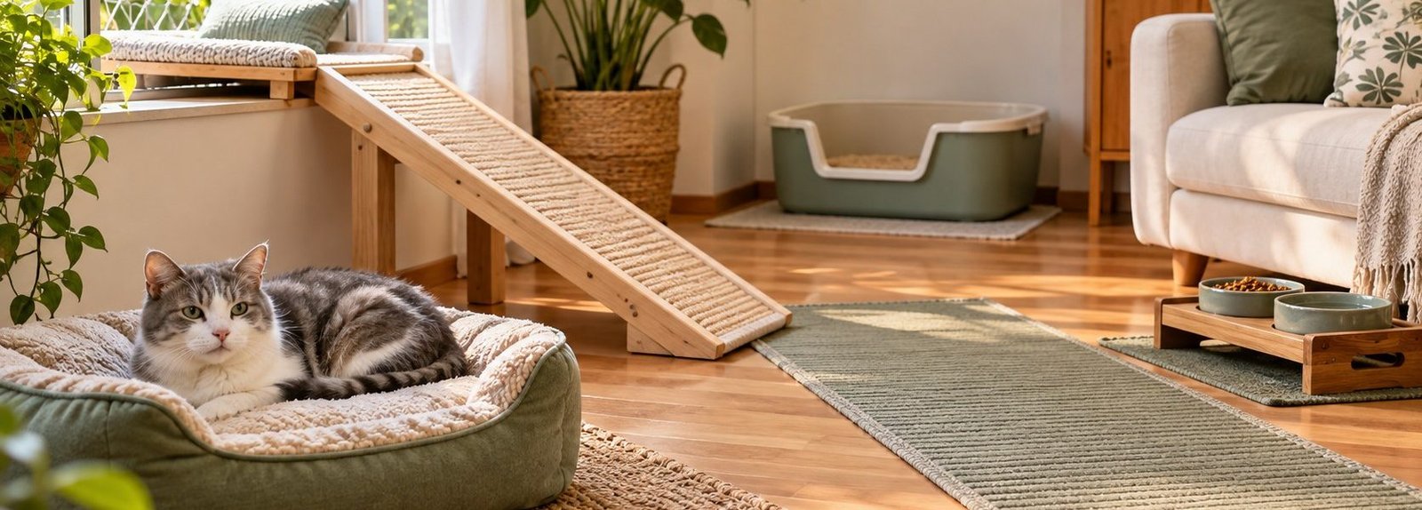 adaptar a casa para um pet idoso