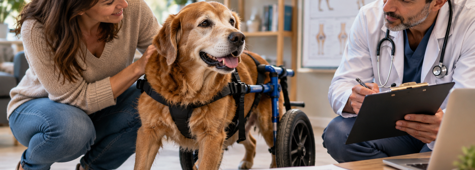 uso de cadeira de rodas e carrinhos para cães idosos leis